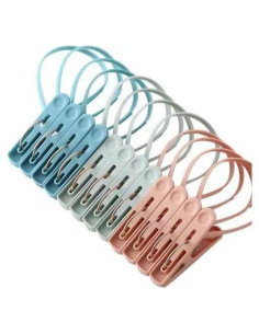 Paquete de 12 Clips de Ropa Antideslizantes MIXNEX - 3 Colores