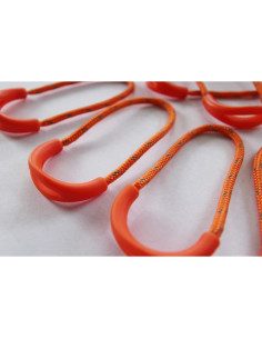 Cuerda de Tirador de Cremallera Hanks Surplus 6 Piezas Naranja 2