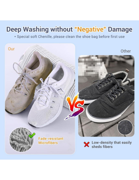 Bolsa de Lavandería para Zapatos Teletrogy 24x35 cm con 2 Zonas