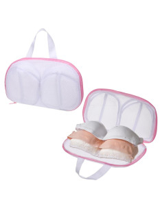 Bolsas de Lavado de Sujetadores Zyghjort 30x20cm 2 Pcs Rosa