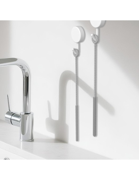 Juego de 2 Cepillos Limpiadores de Pajitas se7en Gris