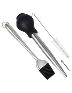 Jeringa para Pavo Home Servz 28.4 cm Acero Inoxidable 18/8