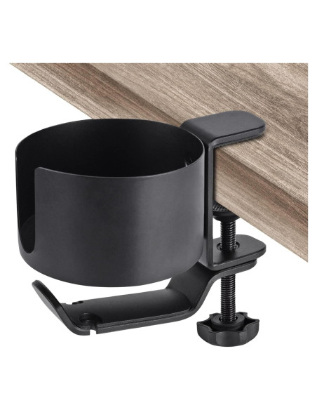 Soporte para Taza y Auriculares AirTaxiing - Negro 2 en 1