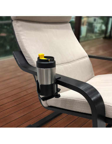 Soporte para Taza y Auriculares AirTaxiing - Negro 2 en 1