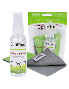 OptiPlus Spray Limpiador Antivaho y Paño Microfibra 59ml