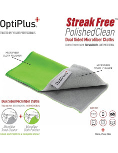 OptiPlus Spray Limpiador Antivaho y Paño Microfibra 59ml 2