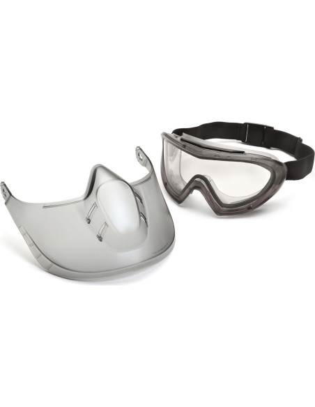 Gafas de Seguridad Pyramex Capstone Shield Doble Pane Antiempañante