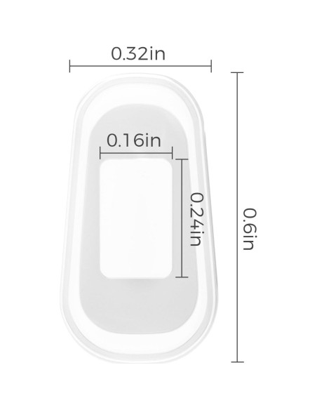 6 Pares de Almohadillas Nasales de Silicona HILEEN Transparentes