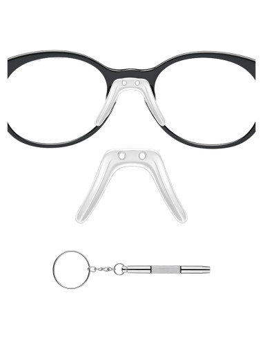 Almohadillas para nariz de gafas Jxiwfvl - 2 pcs antideslizantes