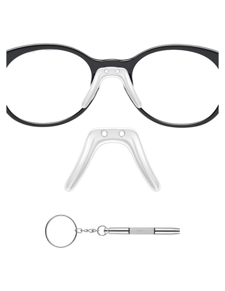 Almohadillas para nariz de gafas Jxiwfvl - 2 pcs antideslizantes