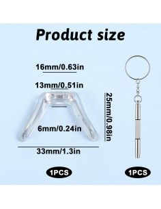 Almohadillas para nariz de gafas Jxiwfvl - 2 pcs antideslizantes 2
