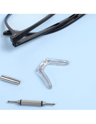 Almohadillas para nariz de gafas Jxiwfvl - 2 pcs antideslizantes