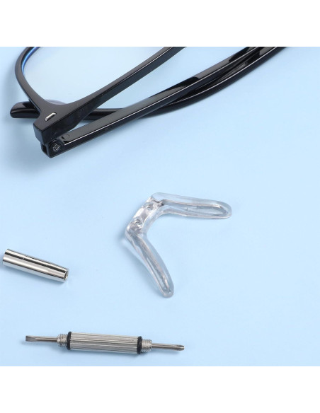 Almohadillas para nariz de gafas Jxiwfvl - 2 pcs antideslizantes