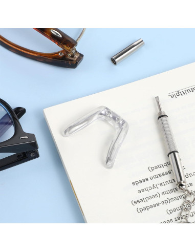 Almohadillas para nariz de gafas Jxiwfvl - 2 pcs antideslizantes