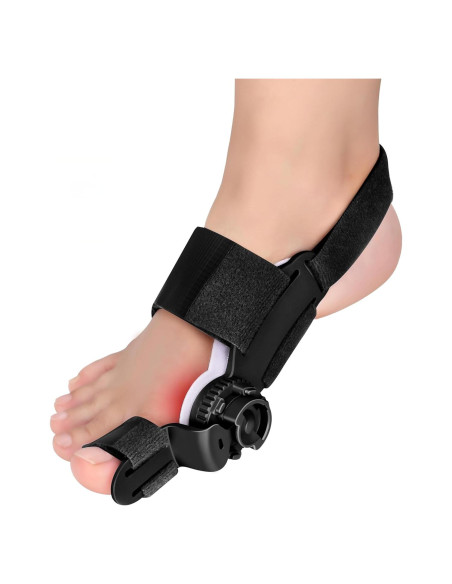 Corrector de Juanetes Veook Ajustable Negro para Alivio de Hallux Valgus
