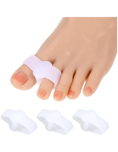 20 Correctores de Dedos en Gel Hpmjz para Juanetes y Dedos en Martillo