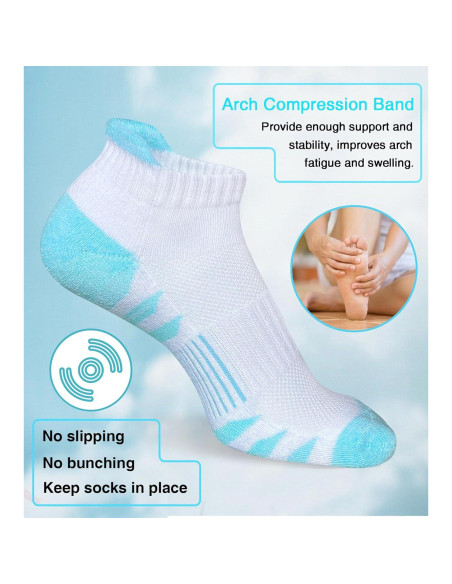 Calcetines Deportivos Heyoboy para Mujeres 5 Pares Anti-ampollas