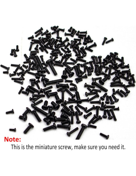 Kit de Tornillos Pequeños BAZQU 660 Pcs con Destornillador