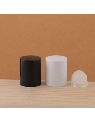 2 Botellas de Vidrio Marrón 30ml con Rodillo Galepromot