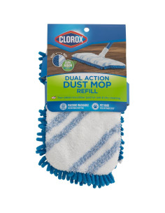 Cabezal de Repuesto Clorox para Mop de Microfibra 28x15 cm 2