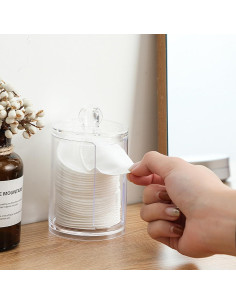 Soporte Organizador de Discos de Algodón AkosIale 10oz 2