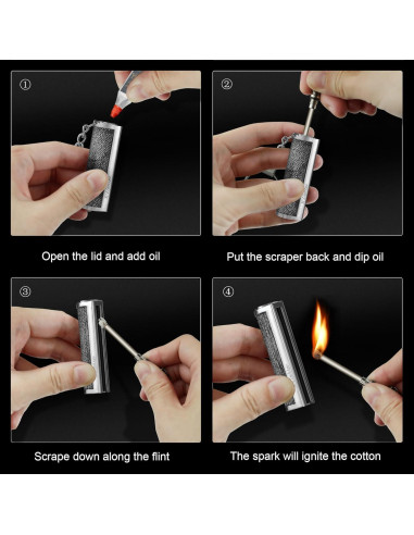 Cerilla Permanente x-lighter León - Encendedor a Prueba de Agua