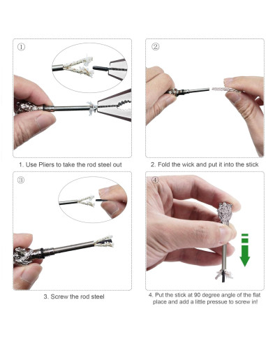 Cerilla Permanente x-lighter León - Encendedor a Prueba de Agua