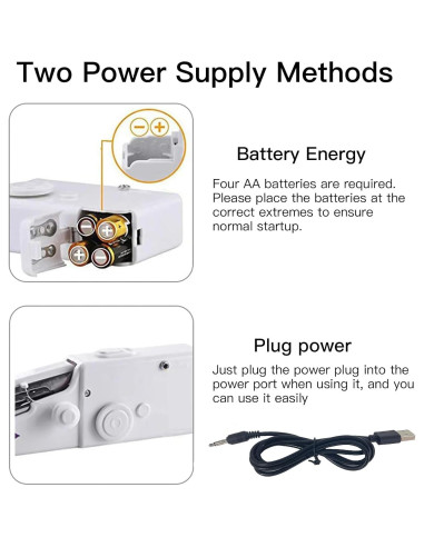 Máquina de Coser Portátil Lacabin CS101 con Accesorios