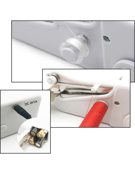 Máquina de Coser Portátil Lacabin CS101 con Accesorios