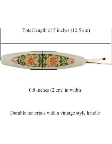 Desgarrador de Costuras HAHIYO Ergonómico 12.5 cm Blanco