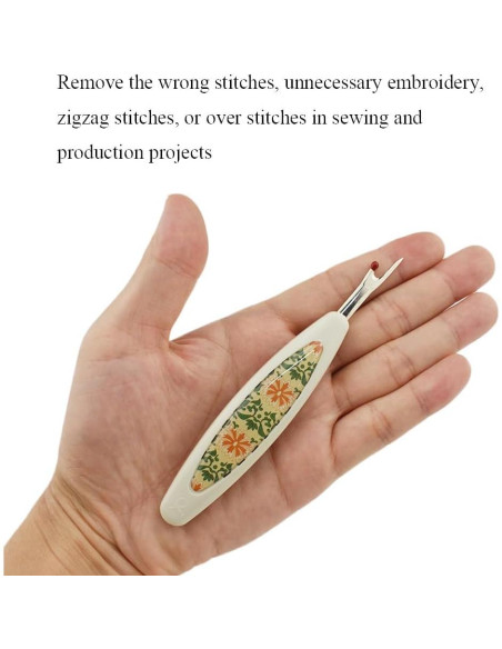 Desgarrador de Costuras HAHIYO Ergonómico 12.5 cm Blanco