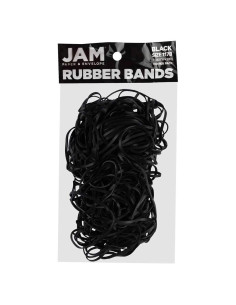 Bandas de Goma Negras JAM Paper 117B - 100 Unidades