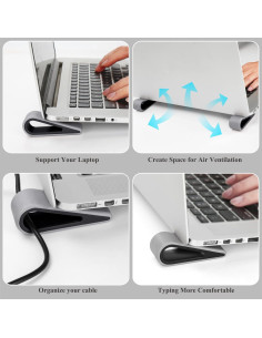 Soportes Universales SUPBEE para Teclado de Laptop - 4 Piezas 2