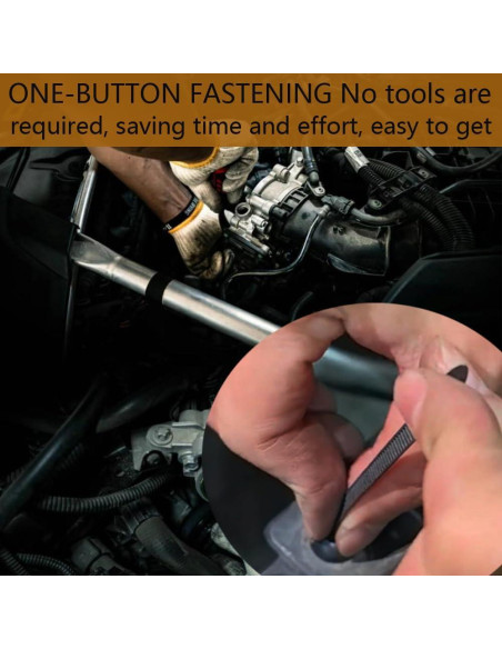 Hebillas de Brida de Cable 60 Pcs Nylon Auto Bloqueante