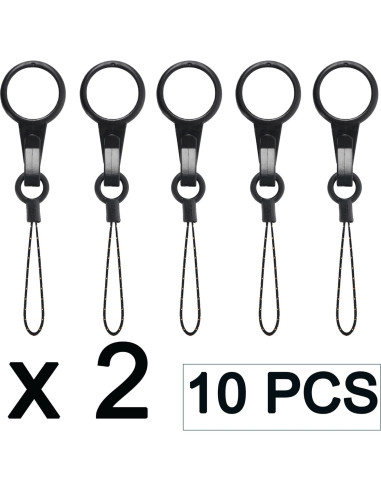 Cintas para el Cuello YOUOWO 10 Pcs con Anillo de Dedo