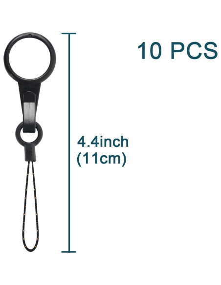 Cintas para el Cuello YOUOWO 10 Pcs con Anillo de Dedo