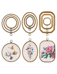 Conjunto de Aros de Bordado Simarro 9 Pcs Variados