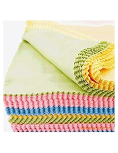 100 Paños de Microfibra LGXEnzhuo 13x13 cm para Limpiar