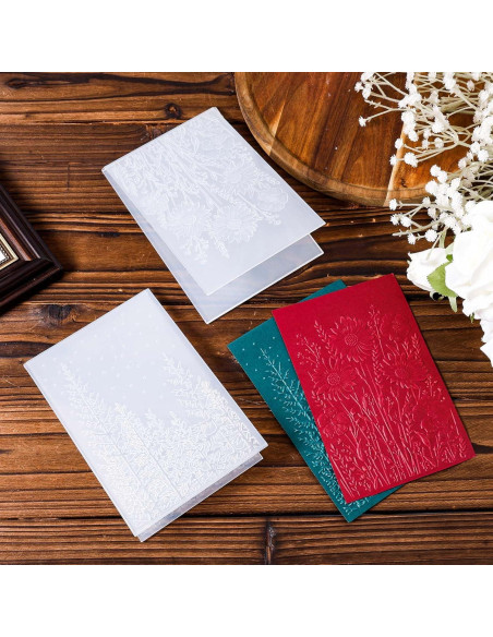 2 Carpetas de Relieve 3D Gosknor 11.4x16 cm para Scrapbooking