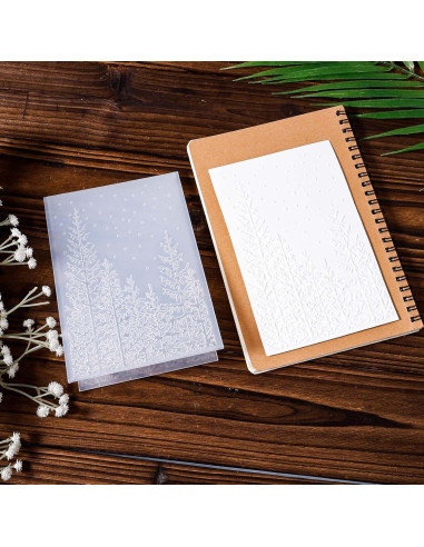 2 Carpetas de Relieve 3D Gosknor 11.4x16 cm para Scrapbooking