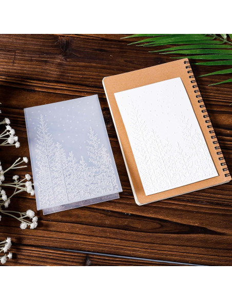 2 Carpetas de Relieve 3D Gosknor 11.4x16 cm para Scrapbooking