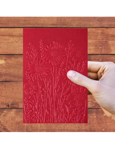 2 Carpetas de Relieve 3D Gosknor 11.4x16 cm para Scrapbooking