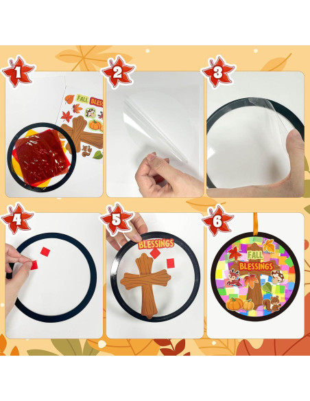 Kit de Manualidades Religiosas Otoño Cinrobiye 24 Piezas