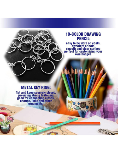 Kit de Manualidades Waltool 161 Piezas con Películas Retráctiles