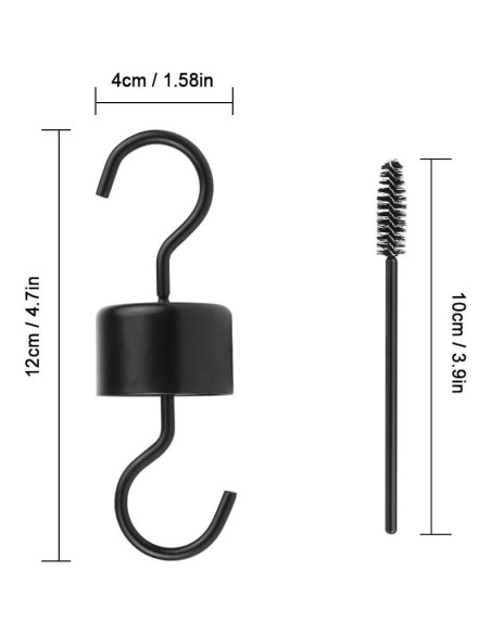 Ganchos de Alimentador de Colibrí Picowe 4 Paquetes 4.1 cm