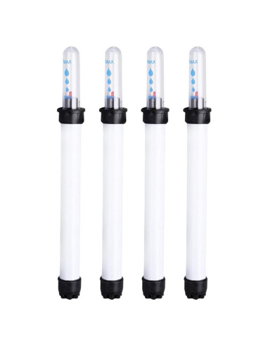 Medidor de Nivel de Agua Milisten - Paquete de 4 para Jardín