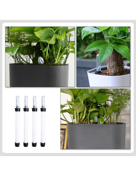Medidor de Nivel de Agua Milisten - Paquete de 4 para Jardín