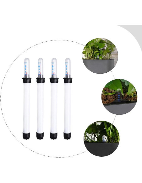 Medidor de Nivel de Agua Milisten - Paquete de 4 para Jardín