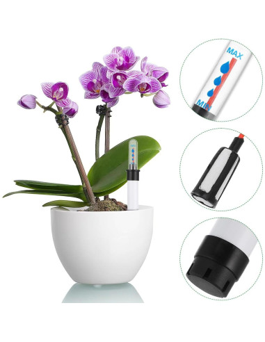 Medidor de Nivel de Agua Milisten - Paquete de 4 para Jardín