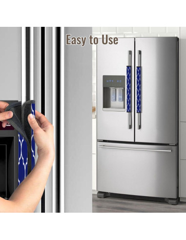 Cubiertas de Manijas de Refrigerador GzLeyigou 2 Pcs Neopreno